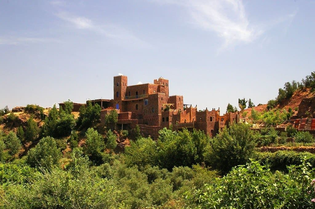 a kasbah in the Ourika valley — the real setting for Villa D Marrakesh wedding venue in Route de l'Ourika, Marrakesh, 150 seated